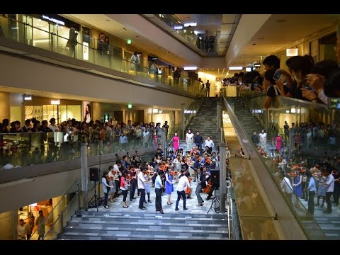 徳島第九フラッシュモブ　Flash mob “Beethoven’s Symphony No. 9”［Tokushima］