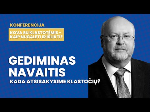 #RinkisKasTikra Gediminas Navaitis: Diskusija - kada atsisakysime klastočių?