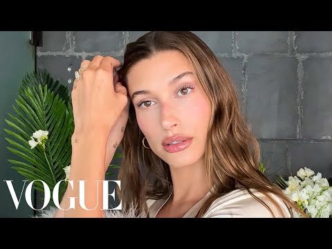 Hailey Bieber&#039;s Date Night Skin Care &amp; Makeup Routine | Beauty Secrets | Vogue