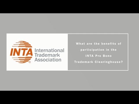 What are the benefits of participation in the INTA Pro Bono Trademark Clearinghouse?