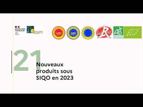 Découvrez les 21 nouveaux produits sous SIQO reconnus en 2023