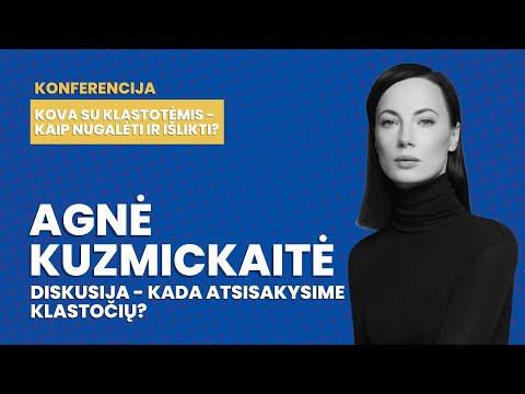 #RinkisKasTikra Agnė Kuzmickaitė: Diskusija - kada atsisakysime klastočių?