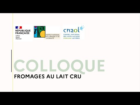 COLLOQUE &quot;FROMAGES AU LAIT CRU&quot; [Résumé]