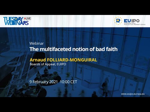 Tuesday Webinars: The multifaceted notion of bad faith
