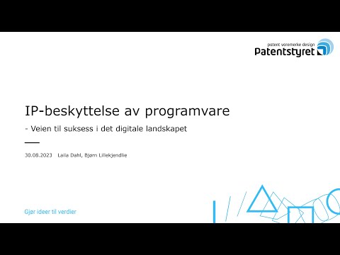 IP-beskyttelse av programvare