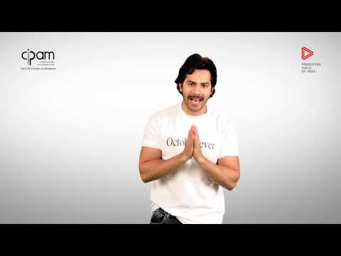 Varun Dhawan saying no to piracy!