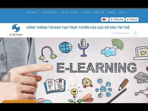 Hướng dẫn đăng ký khoá học trên Cổng Đào tạo trực tuyến của Cục Sở hữu trí tuệ