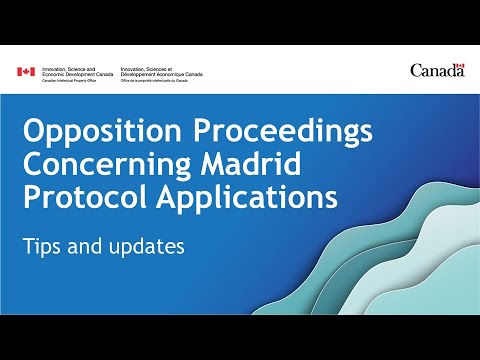 Opposition Proceedings Concerning Madrid Protocol Applications