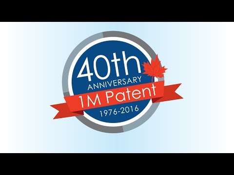 40th anniversary of the grant of the 1 millionth patent in Canada