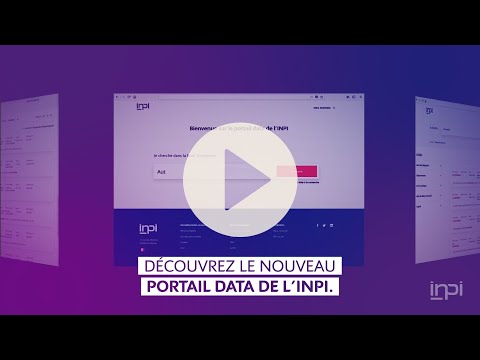 Nouveau portail data INPI
