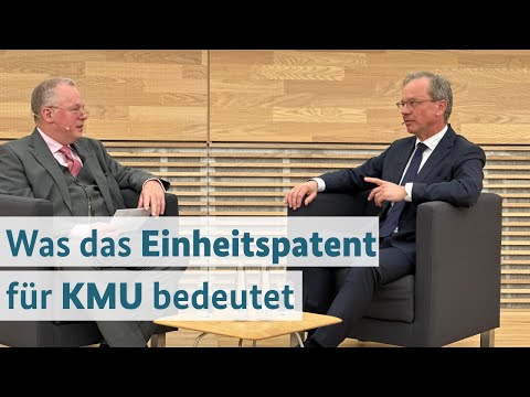 Neues aus dem BMJ // Einheitspatent und intensivere Beratung von KMU