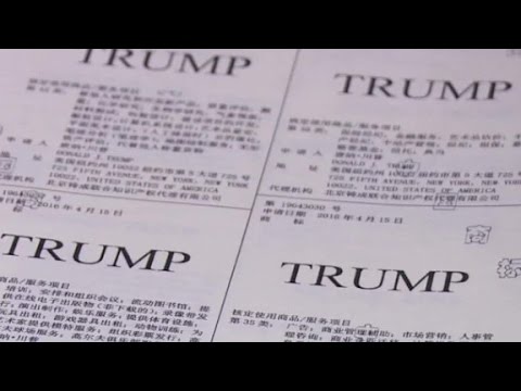 China grants Trump dozens of trademarks