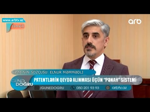 Patent və əmtəə nişanlarının qeydə alınması üçün &quot;PƏNAH&quot; sistemi - ARB TV &quot;Günə doğru&quot; - 09.02.2021