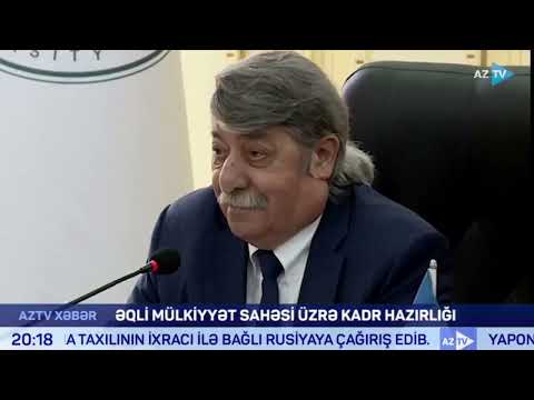 Əqli mülkiyyət sahəsi üzrə kadr hazırlığı (AZTV Xəbər - 08.07.2022)