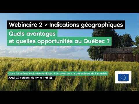 Indications géographiques - Quels bénéfices socio-économiques?