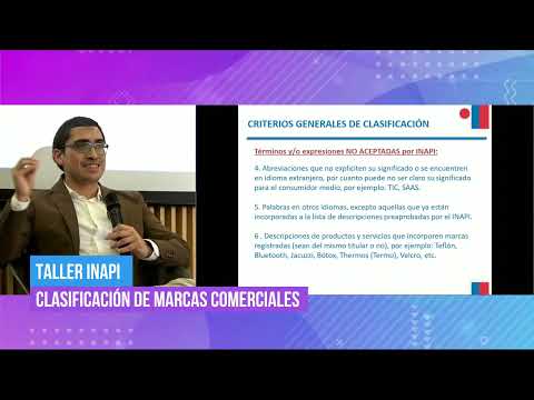 TALLER INAPI: Clasificación de marcas comerciales